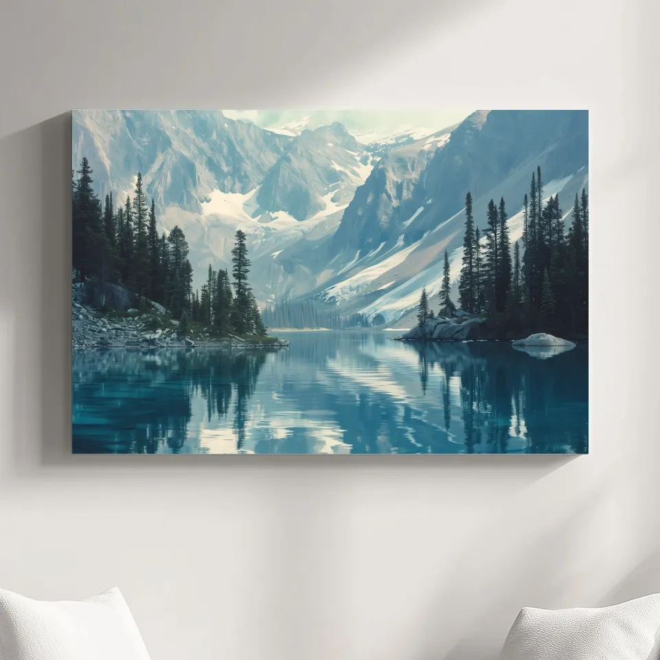 Rocky Mountains turquoise alpine lake photography, Pacific Northwest mountains