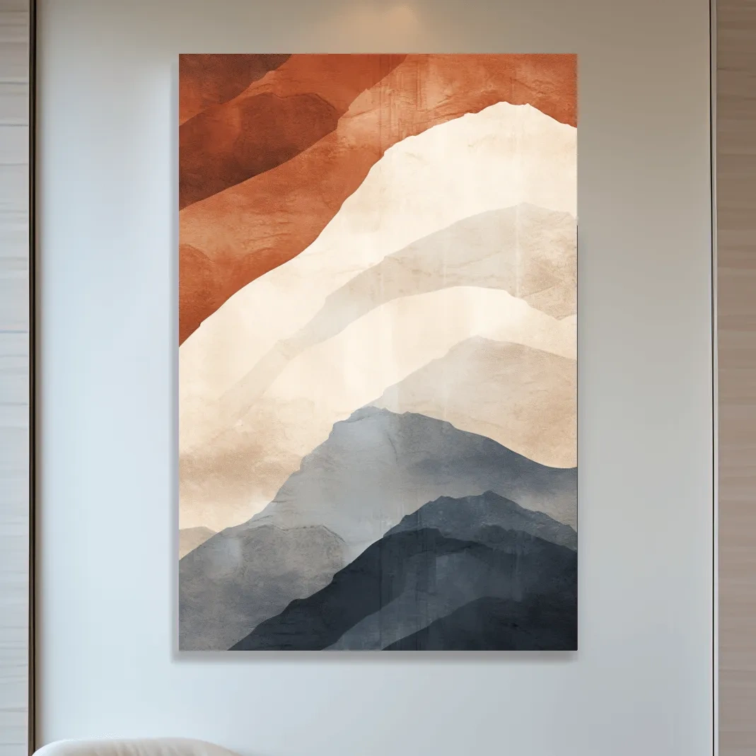 Mid century mountain patterns