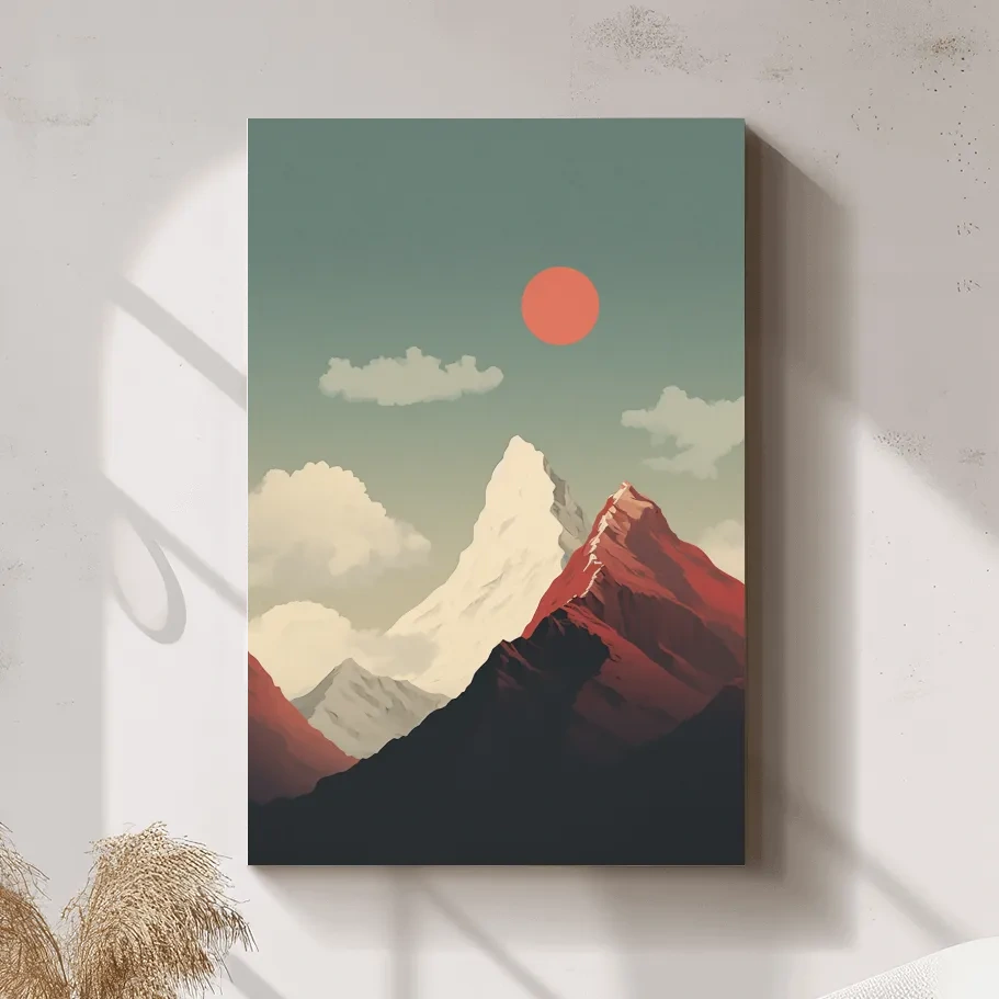 Minimal illustration of mountains