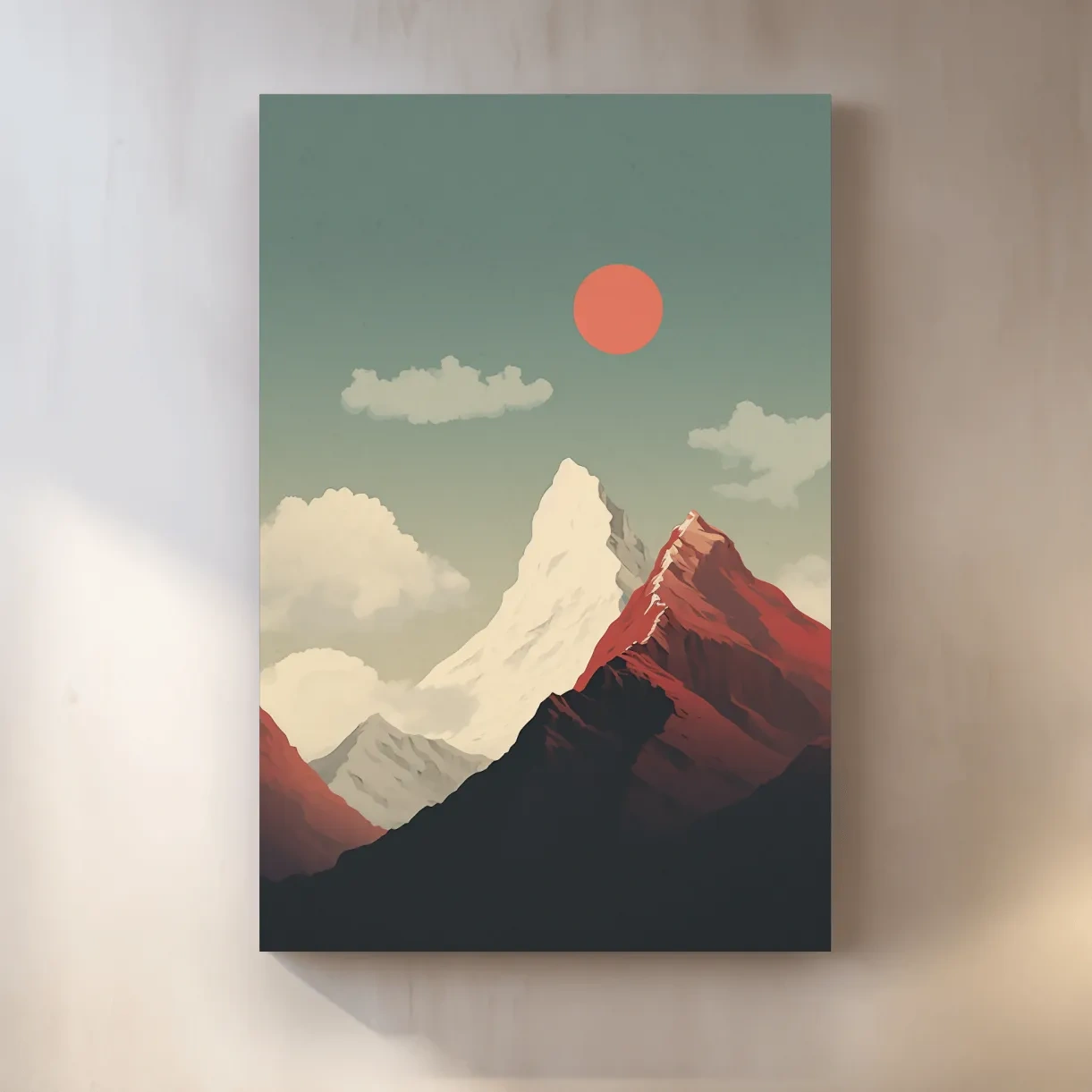 Minimal illustration of mountains