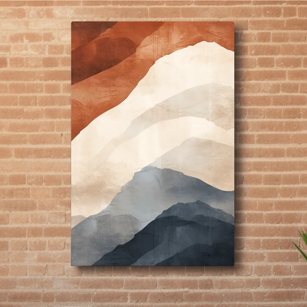 Mid century mountain patterns