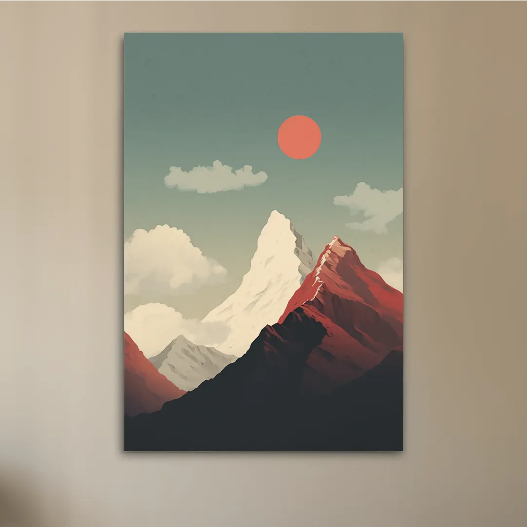 Minimal illustration of mountains