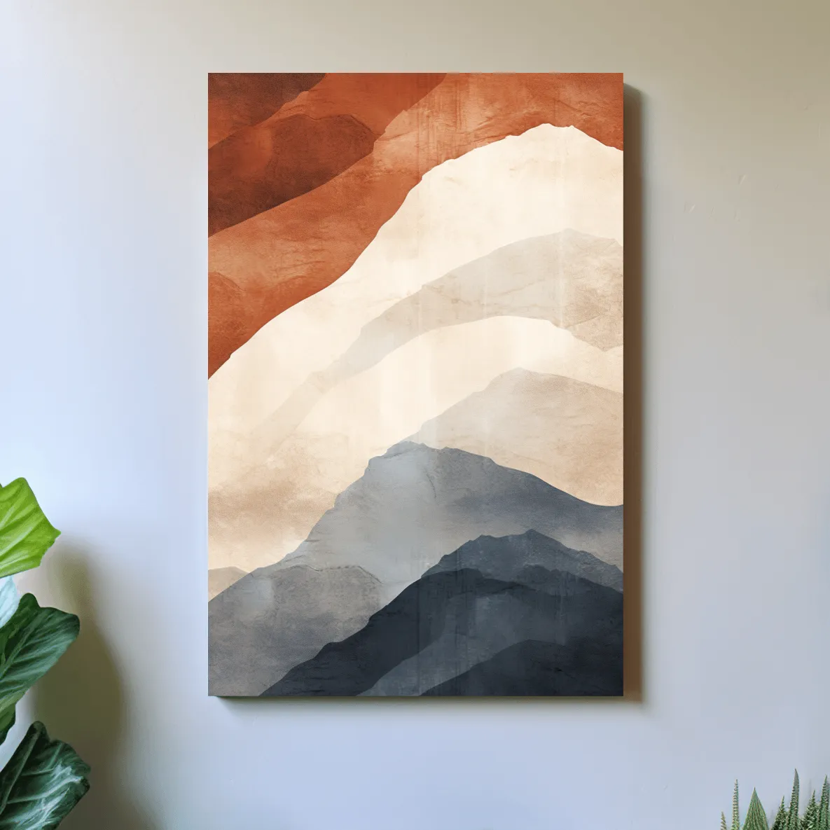 Mid century mountain patterns