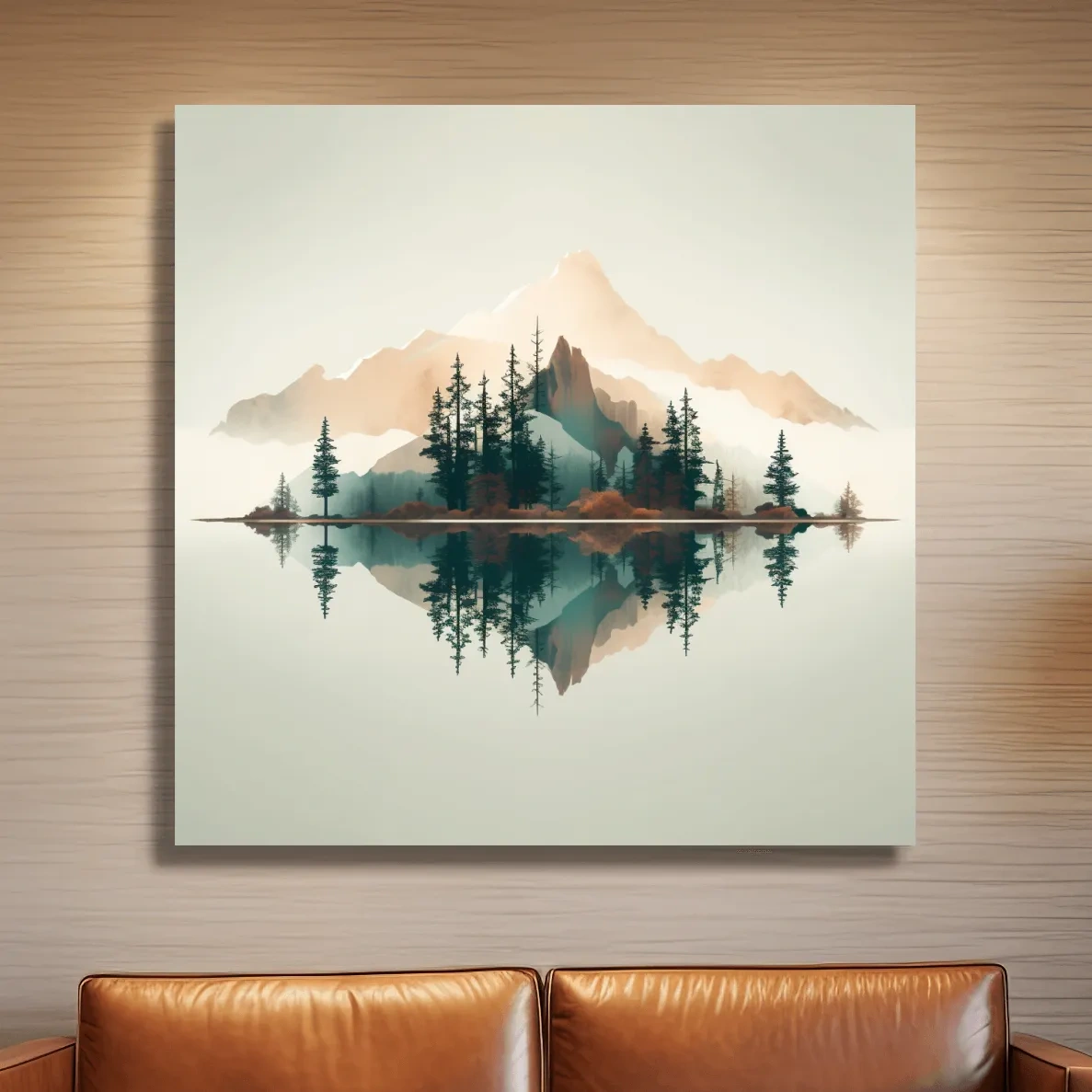 Mimimal mountain art