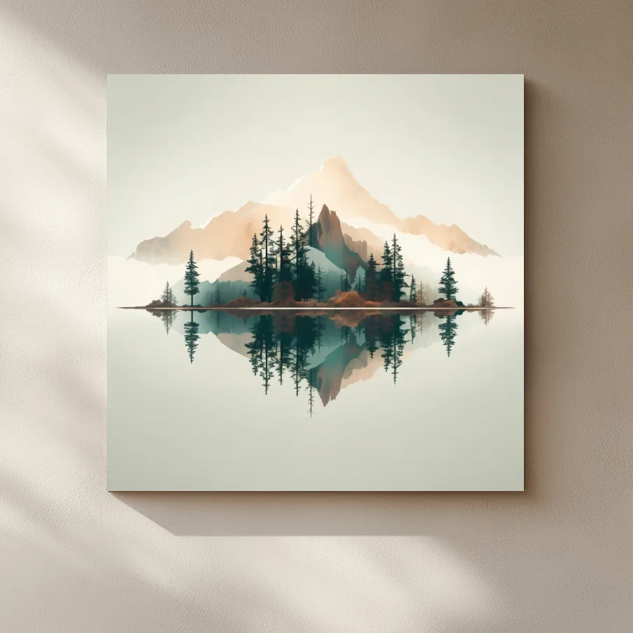 Mimimal mountain art