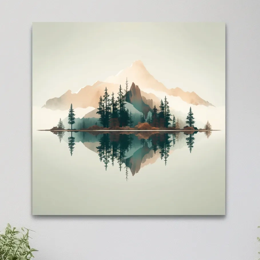 Mimimal mountain art