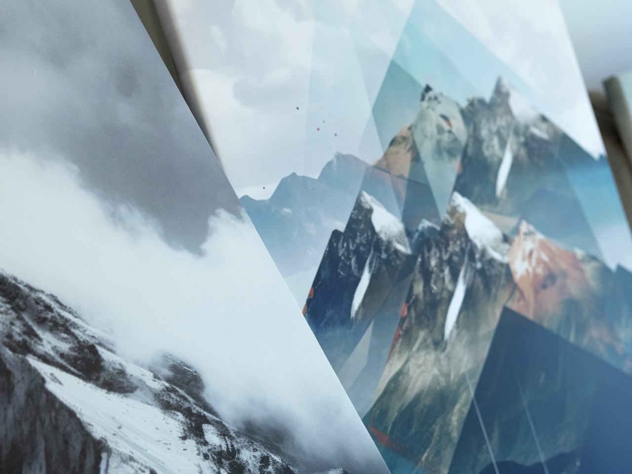 Unique Original Mountain Inspired Canvas Art Prints Mountain Canvas