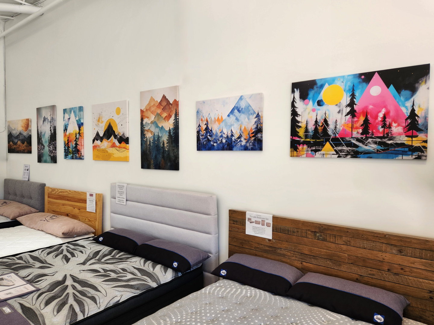 Mountain Canvas Gallery at Whistler Furniture Co.